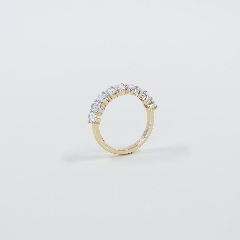 Venus oval diamond ring.