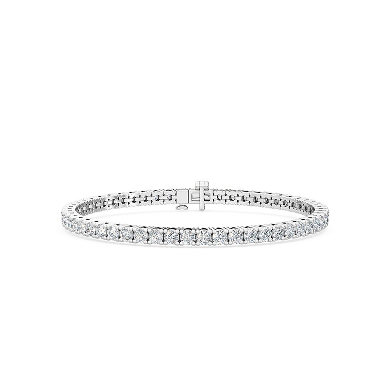 5ct TDW lab grown diamond tennis bracelet 18ct white gold