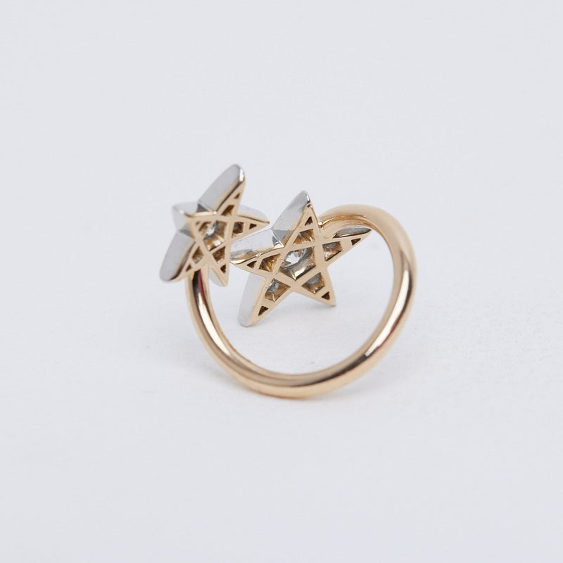 Diamond star ring.